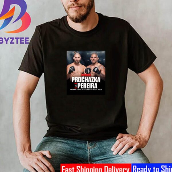 Alex Pereira vs Jiri Prochazka at UFC 295 For The Vacant Light Heavyweight Title Bout Classic T-Shirt