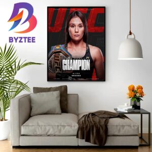 Alexa Grasso Retains World Flyweight Champion Wall Decor Poster Canvas