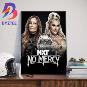 Becky Lynch vs Tiffany Stratton In An Extreme Rules Match At NXT No Mercy Wall Decor Poster Canvas