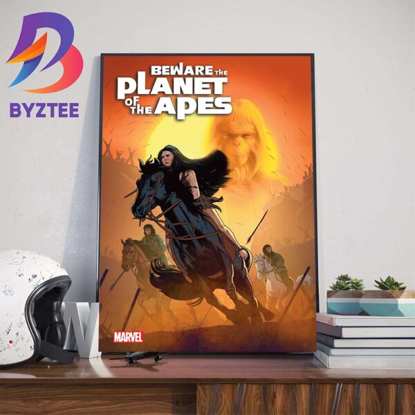 Beware The Planet of the Apes Official Poster Wall Decor Poster Canvas