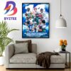 Atlanta Braves Clinched MLB Postseason 2023 Wall Decor Poster Canvas