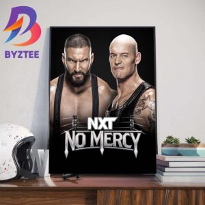 Bron Breakker Vs Baron Corbin At NXT No Mercy Wall Decor Poster Canvas