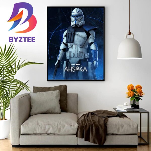 Captain Rex In Star Wars Ahsoka Wall Decor Poster Canvas