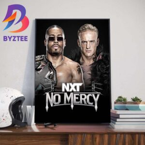 Carmelo Hayes vs Ilja Dragunov At NXT No Mercy Wall Decor Poster Canvas
