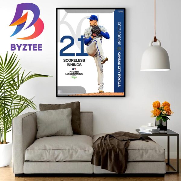 Cole Ragans Brings A 21-Inning Scoreless Streak To Toronto Wall Decor Poster Canvas