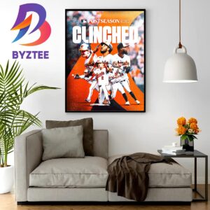 Congrats to Baltimore Orioles Clinched 2023 MLB Postseason Take October Orioles Wall Decor Poster Canvas