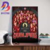 Congratulations to Houston Dynamo FC Are 2023 Lamar Hunt US Open Cup Champions Wall Decor Poster Canvas
