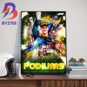 Congratulations To Oscar Piastri Becomes The Sixth Driver From Australian To Score A Podium Wall Decor Poster Canvas