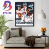 Congratulations to Eddie Rosario 100 Career Hits For Atlanta Braves In MLB Wall Decor Poster Canvas