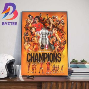 Congratulations to Houston Dynamo FC Are 2023 Lamar Hunt US Open Cup Champions Wall Decor Poster Canvas