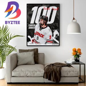 Congratulations to Ricky Frosch 100 Career Games With NC State Icepack Home Decor Poster Canvas