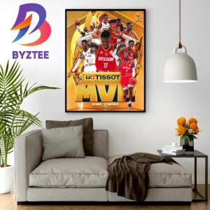Dennis Schroder is The TISSOT MVP Of FIBA Basketball World Cup 2023 Wall Decor Poster Canvas