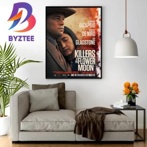 First Posters For Killers Of The Flower Moon Of Martin Scorsese Wall Decor Poster Canvas