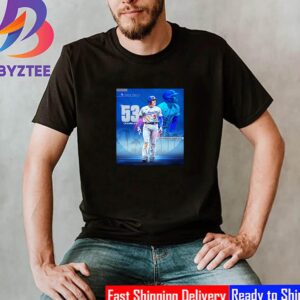Freddie Freeman 53 Doubles Is The Most In A Season In Los Angeles Dodgers History Classic T-Shirt