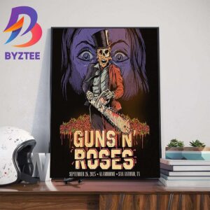 Guns N Roses at Alamodome San Antonio TX September 26th 2023 Wall Decor Poster Canvas