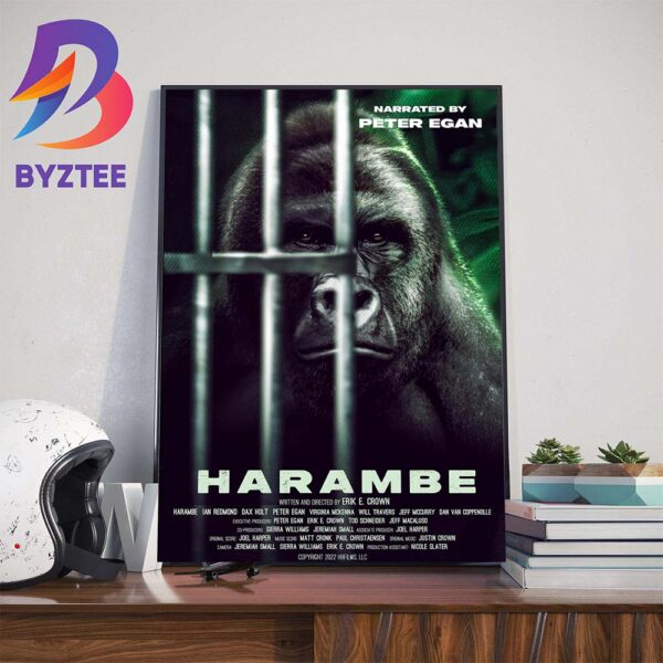 Harambe Documentary Poster 2023 Wall Decor Poster Canvas