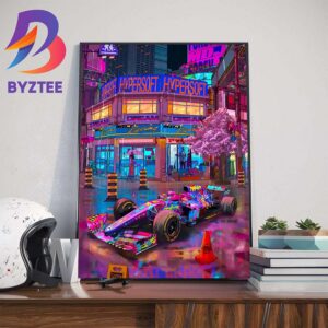 Hypersoft Dream Racing From MDJ For Race Week at Suzuka Japanese GP Wall Decor Poster Canvas