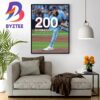 Kevin Gausman Is The First AL Pitcher To Reach 200 Strikeouts In 2023 MLB Season Wall Decor Poster Canvas