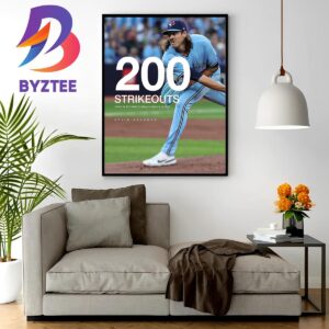 Kevin Gausman Is The First AL Pitcher To Reach 200 Strikeouts This Season Wall Decor Poster Canvas
