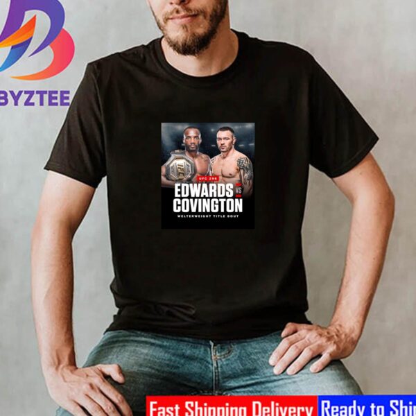 Leon Edwards vs Colby Covington at UFC 296 For Welterweight Title Bout Classic T-Shirt