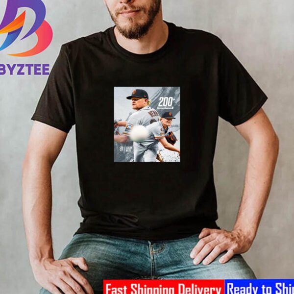 Logan Webb Is The First Pitcher To Reach 200 Innings Pitched In 2023 Classic T-Shirt