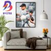 Los Angeles Dodgers 11 Straight Postseason In MLB Wall Decor Poster Canvas