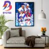 Los Angeles Dodgers Mookie Betts 250 Home Runs In MLB Wall Decor Poster Canvas