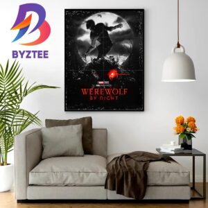 Marvel Studios Special Presentation Werewolf By Night Poster Wall Decor Poster Canvas