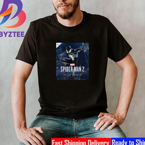 Marvels Spider-Man 2 Black Suit Peter Parker Poster Classic T-Shirt