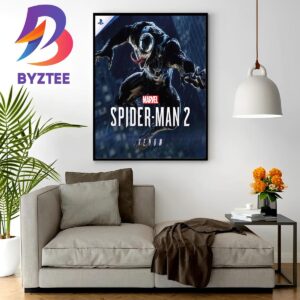 Marvels Spider-Man 2 Venom Poster Wall Decor Poster Canvas