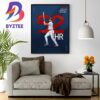 Los Angeles Dodgers are 2023 MLB NL West Division Champions Wall Decor Poster Canvas