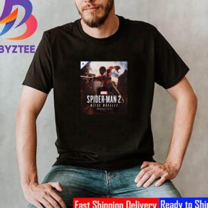 Miles Morales Upgraded Suit In Spider-Man 2 Of Marvel Releasing October 20 on PS5 Classic T-Shirt