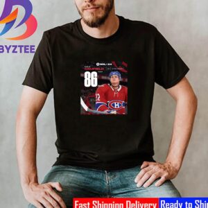 Montreal Canadiens Cole Caufield In EA Sports NHL 24 Rating Classic T-Shirt