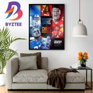 NFL Kickoff 2023 Detroit Lions Vs Kansas City Chiefs You Cant Make This Stuff Up Wall Decor Poster Canvas