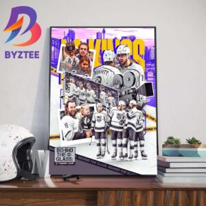 NHL Los Angeles Kings Training Camp Behind The Glass In The Series Wall Decor Poster Canvas