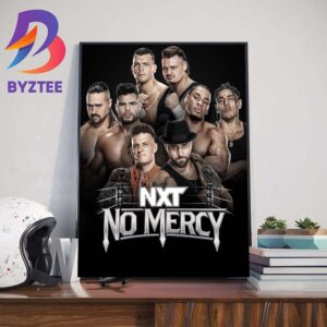 NXT No Mercy as WWE NXT Tag Team Champions Wall Decor Poster Canvas