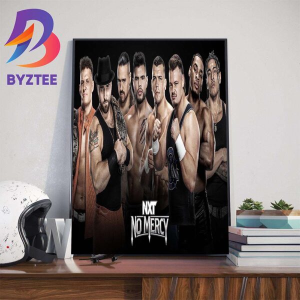 NXT Tag Team Titles Fatal 4-Way Match At NXT No Mercy Wall Decor Poster Canvas