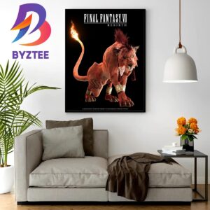 New Poster For Red XIII In Final Fantasy VII Rebirth Home Decor Poster Canvas