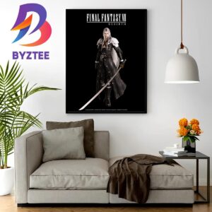 New Poster For Sephiroth In Final Fantasy VII Rebirth Home Decor Poster Canvas