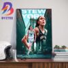 New York Liberty Breanna Stewart is 2023 WNBA Most Valuable Player Wall Decor Poster Canvas