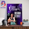 New York Liberty Breanna Stewart Is The 2023 WNBA MVP Wall Decor Poster Canvas