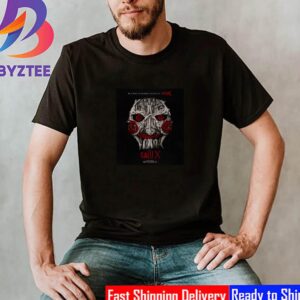 Newest Saw X Poster Witness The Return Of Jigsaw Classic T-Shirt