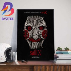 Newest Saw X Poster Witness The Return Of Jigsaw Wall Decor Poster Canvas