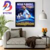 Novak Djokovic Is A 24-Time Grand Slam Champion Wall Decor Poster Canvas