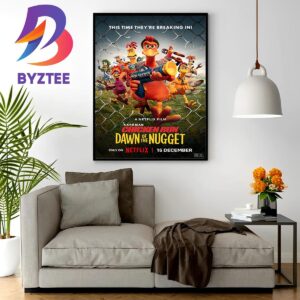 Official Poster For Chicken Run Dawn Of The Nugget Wall Decor Poster Canvas