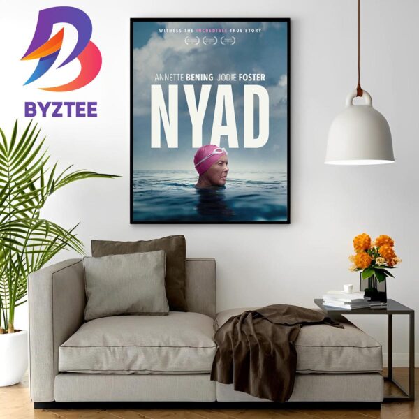 Official Poster For NYAD With Starring Annette Bening And Jodie Foster Wall Decor Poster Canvas
