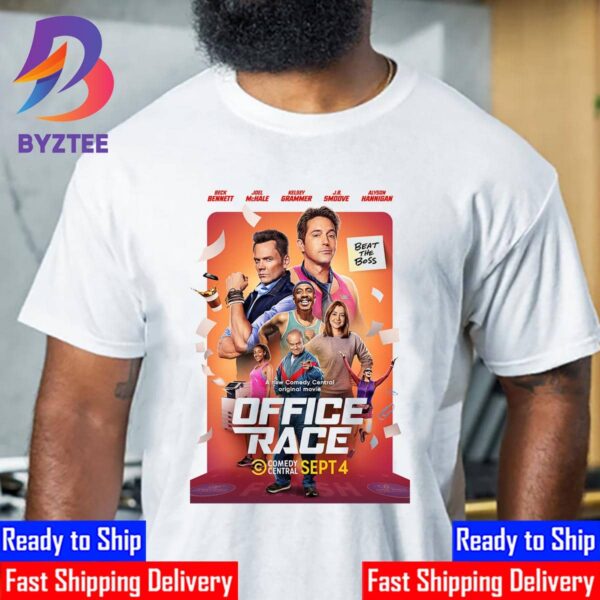 Official Poster For Office Race A New Comedy Central Original Movie Classic T-Shirt