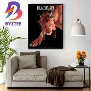 Official Poster For Red XIII In Final Fantasy VII Rebirth Home Decor Poster Canvas