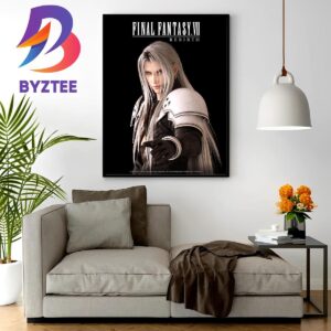 Official Poster For Sephiroth In Final Fantasy VII Rebirth Home Decor Poster Canvas