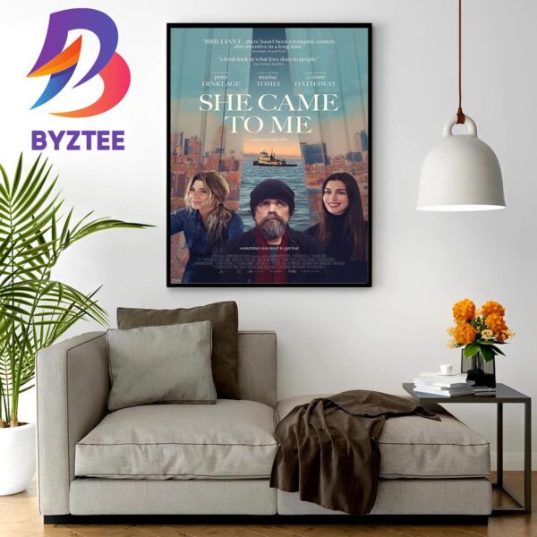 Official Poster For She Came To Me Starring Peter Dinklage Marisa Tomei And Anne Hathaway Home Decor Poster Canvas